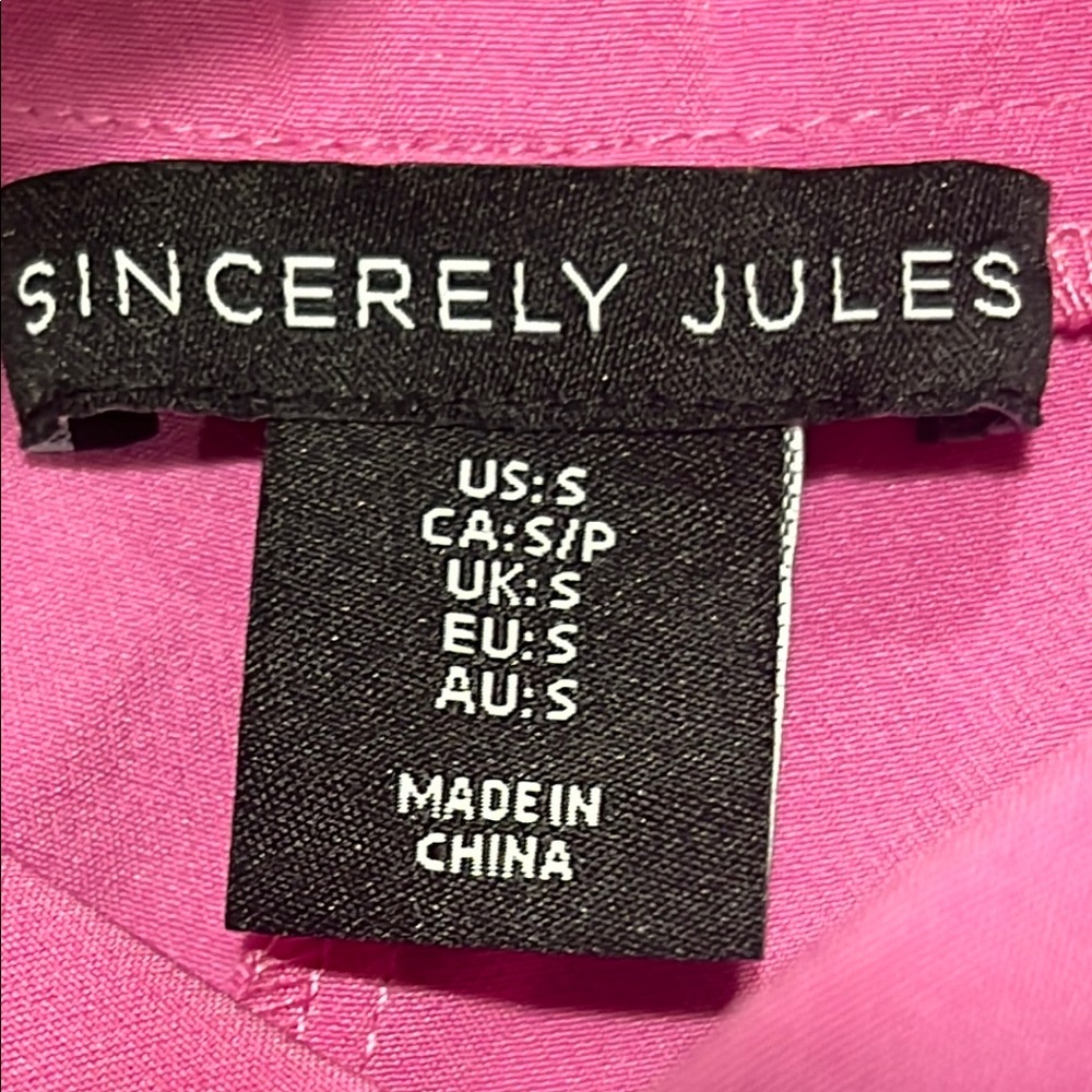 Sincerely Jules Pink Top and Shorts Set, Small - NWT - Picture 5 of 12